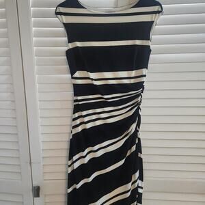 Ralph Lauren Black and White Striped Dress